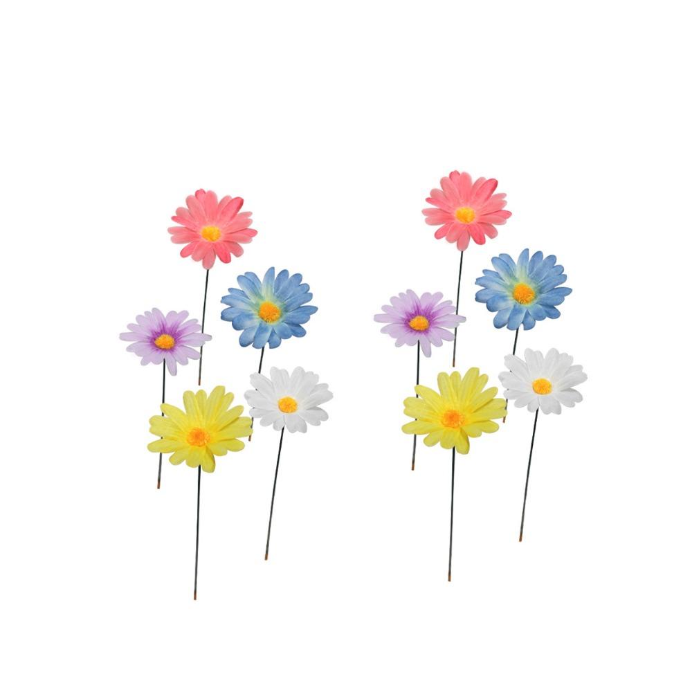 10pcs Colorful Decorative Garden Stakes Creative Garden Pile Decorative Garden Floor Plugs  Lawns Style 3