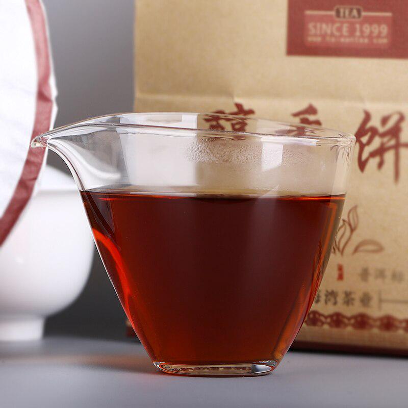 2018 LaoTongZhi Mellow Cake Batch 181 Ripe Puer Yunnan Old Comrade Haiwan Shu Puerh Tea