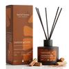 Soul & Scents Glass 120ml Lemongrass Reed Diffuser Set | Free 6 Fiber Reed Sticks | Stress Relief & Aromatherapy | Long-Lasting,