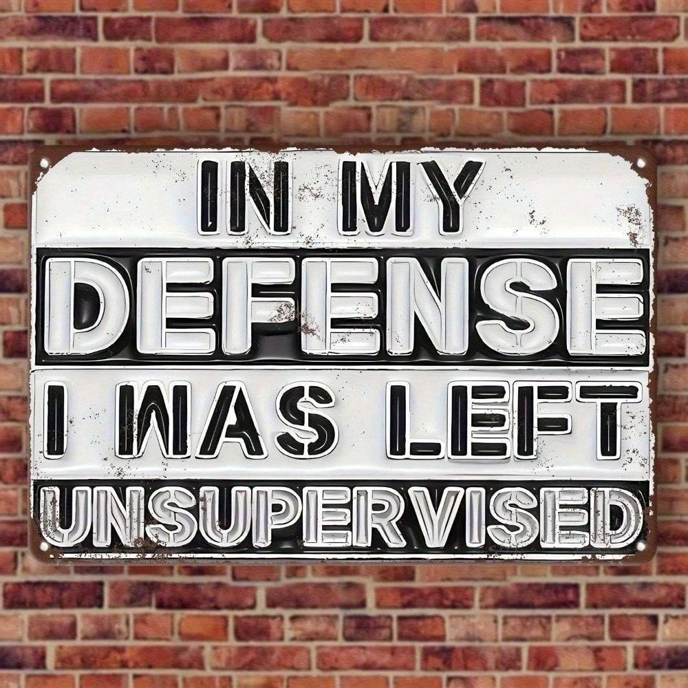 

Metal Wall Art Vintage Funny Sign for Bar Pub