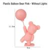 Romantic Light-Up Balloon Cake Decoration & Confession Bear Gift for Birthdays and Valentine's Day