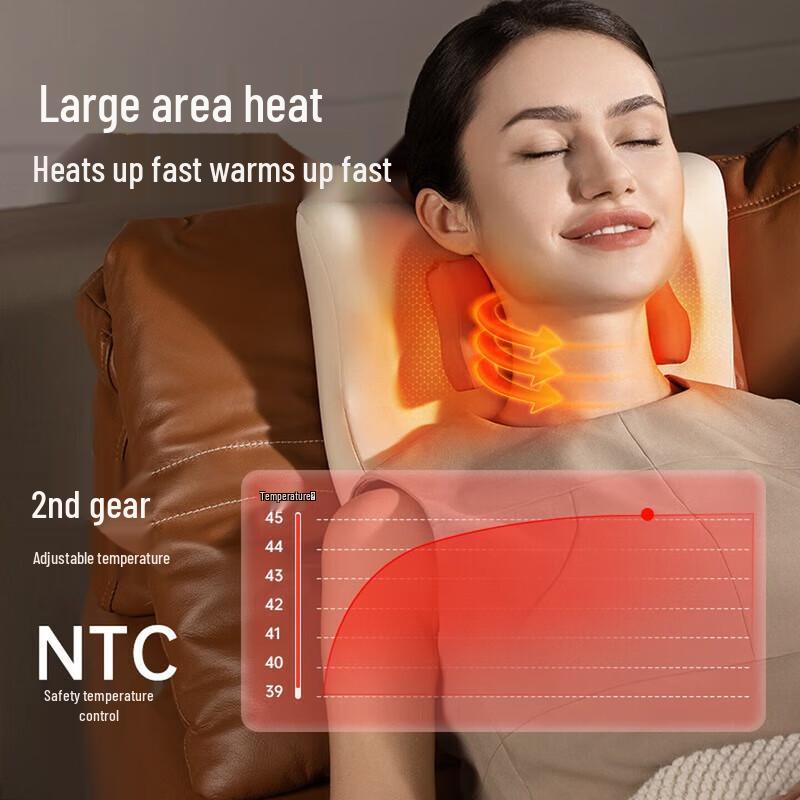 Westinghouse Heated Neck & Shoulder Massage Pillow CN Plug (adapter Included)