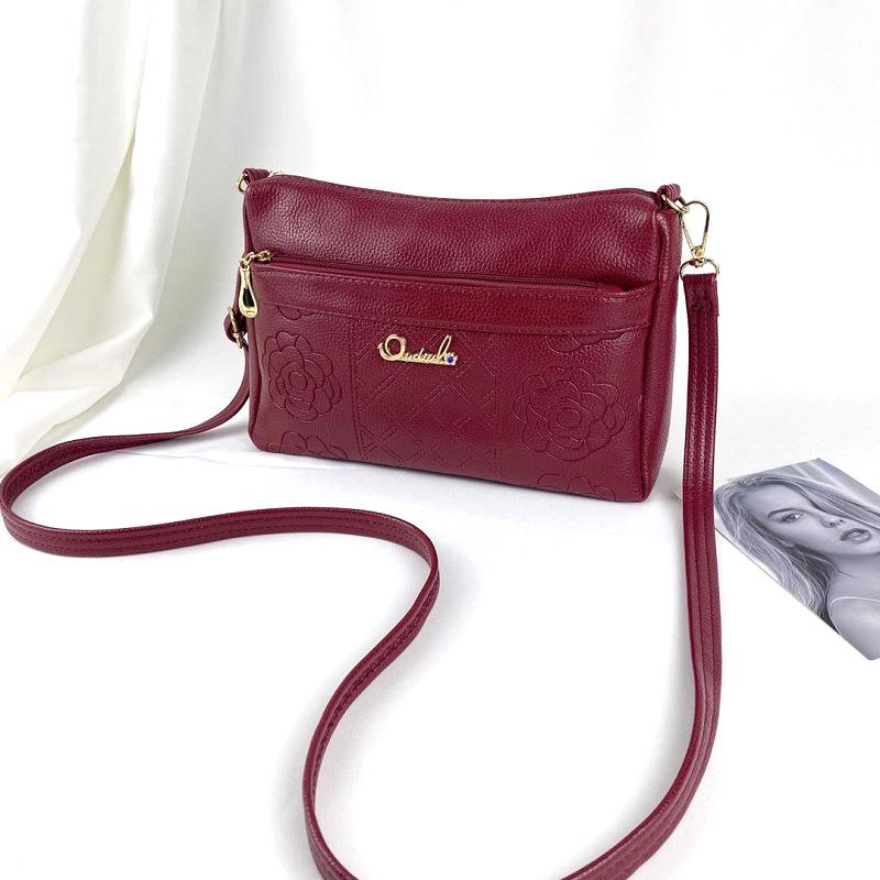 

Женская сумка через плечо Qianzi Fox: Модная сумка двойного назначения для людей среднего и пожилого возраста с карманом для мобильного телефона