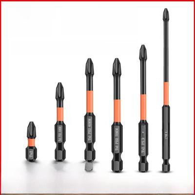 PH2 Black Phosphating Impact-Resistant Magnetic Screwdriver Bit