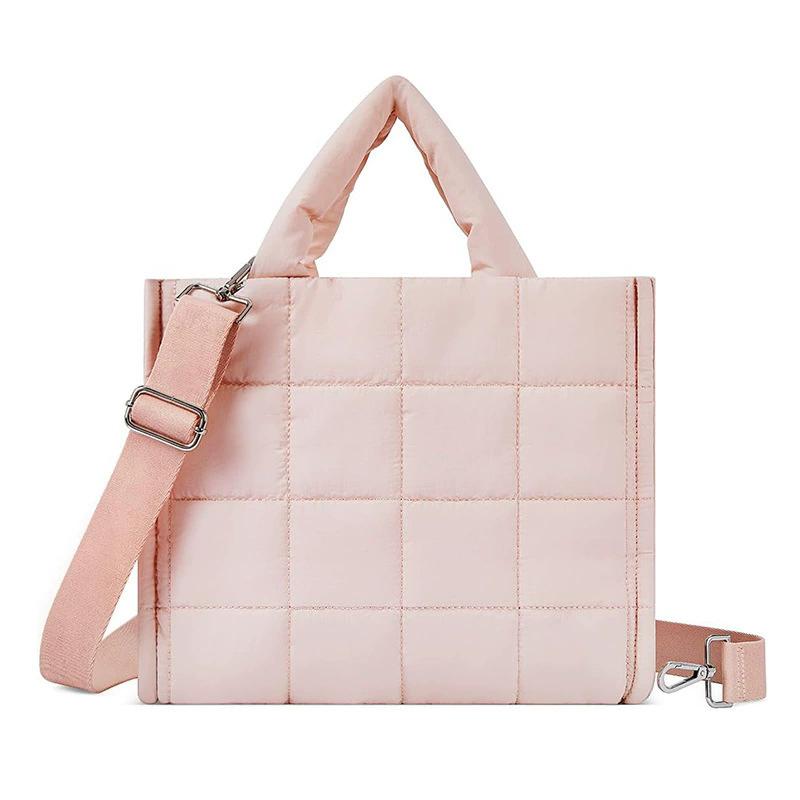 Gesteppte Puffer-Tragetasche für Damen, Große leichte bauschige Umhängetasche, Arbeitstasche für Reisen, Ideales personalisiertes Geschenk