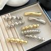1pc Fashion Metal Spring Clip Women's Exquisite Edge Clip Sideburns Hair Clip Suitable for Girls' Daily Wear Hair Accessory Gift