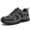 Men's Breathable Waterproof Hiking Shoes - Outdoor Non-Slip, Wear-Resistant, Thick Sole, Large Size, Plus Velvet Cotton Lining.