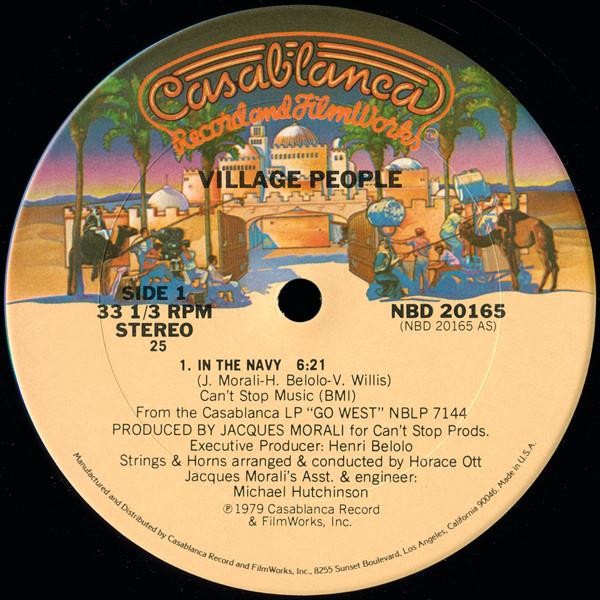 

12inch Record VILLAGE PEOPLE In The Navy Go West NBD20165 Casablanca 1979 US SoulFunk Used