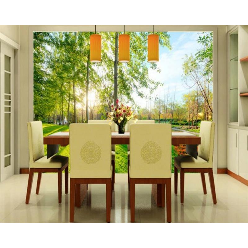 Modern Simple Wallpaper 3d Pastoral Landscape Wallpaper Living Room Bedroom Sofa Background Decor Wallpaper