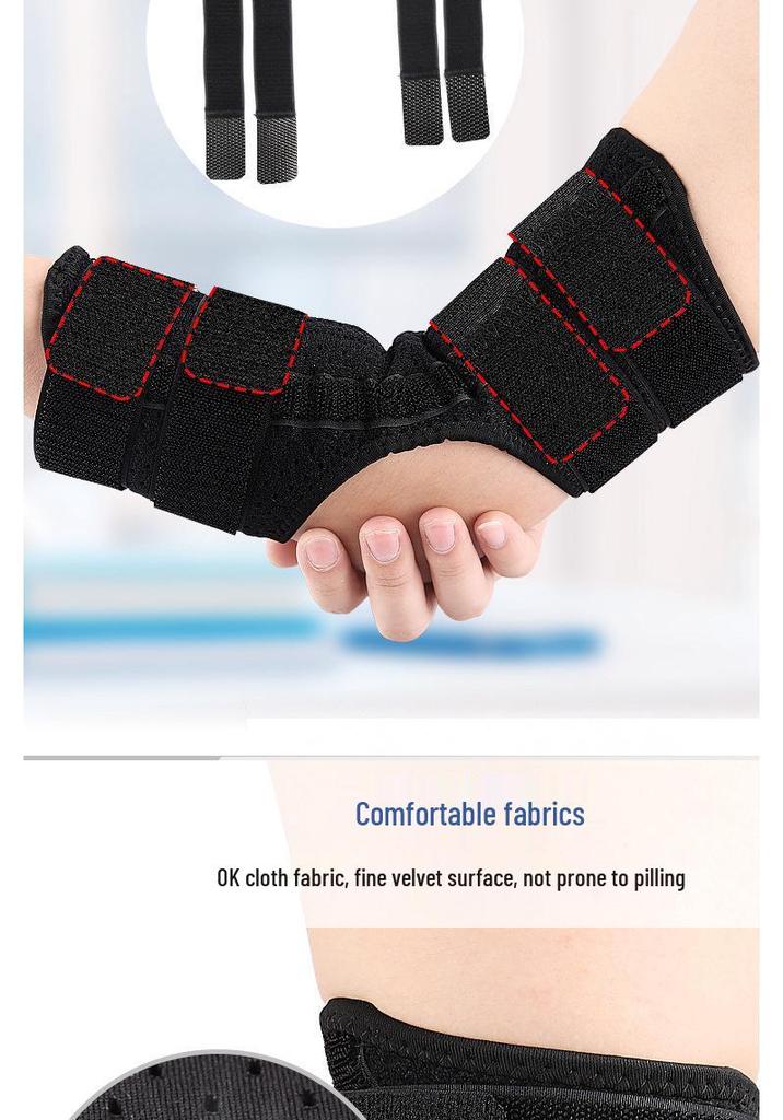 Adjustable Breathable Spring Elbow Brace with Four-Fold Straps