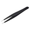 Basics High Precision Tweezers Hair Removal Case Black 4-Piece Set