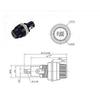 10A 250V Thread Screw Cap Panel Mounted Fuse Holders 5 Pieces 2025 VCQ for 5*20