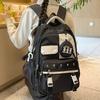 Children's School Bag Elementary School Students Girls Junior High School Students Contrast Color Backpack