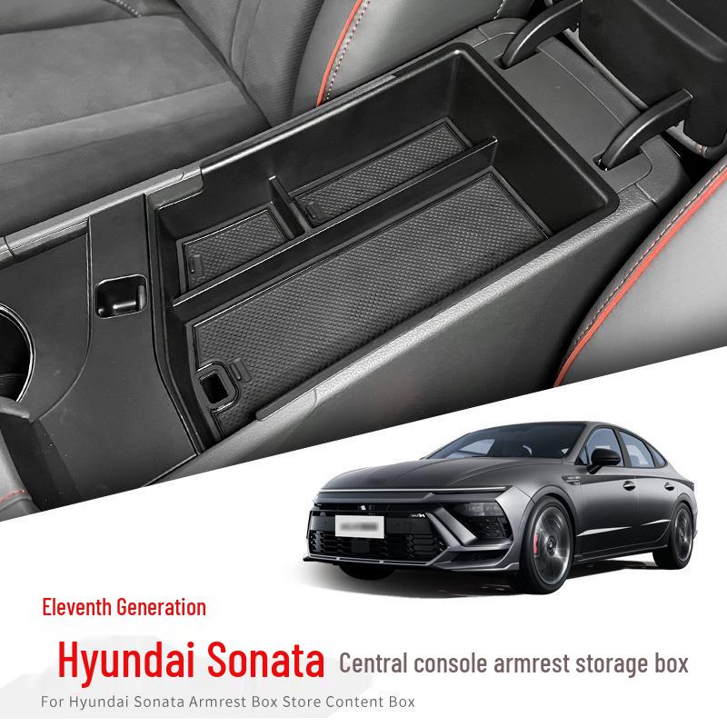 24 Sonata Center Console Armrest Storage Box - Car Interior Accessory