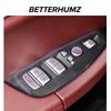 Betterhumz For BMW X3 G01 G08 X4 G02 Window Switch Lifting Button Panel Trim Cover Suede Sticker 4pcs Car Interior Accessories