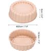 Silicone Cake Pan Round Flower Shape Baking Mold 7.9 Inch Non Stick Mold for Cheesecake Chocolate Cake Strawberry Cake Oven Safe Bakeware