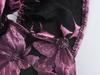 Spring 2025 Women's Off-Shoulder Jacquard A-Line Dress - European & American Style
