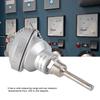 Resistance Temperature Detector PT100 Temperature Sensor Probe 1/2" NPT Thread Thermocouple Terminal Head Temperature Sensor