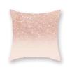45X45CM Pink Shiny Polka Dot Alphabet Geometric Simple Pillow Cover Bed Sofa Car Office Seat Cushion  Home Decoration