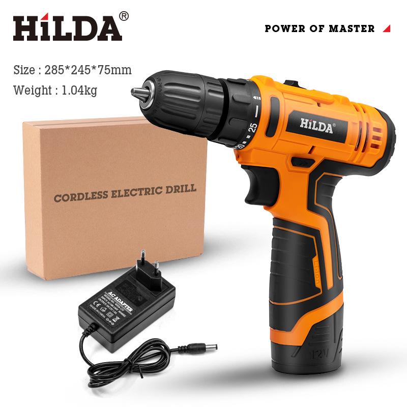 Hilda Lithium Dual Speed Electric Drill & Screwdriver