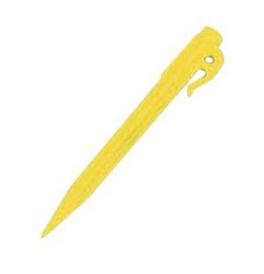 CAPTAIN STAG PC. Hook Peg 23cm Fluorescent Yellow M-9720