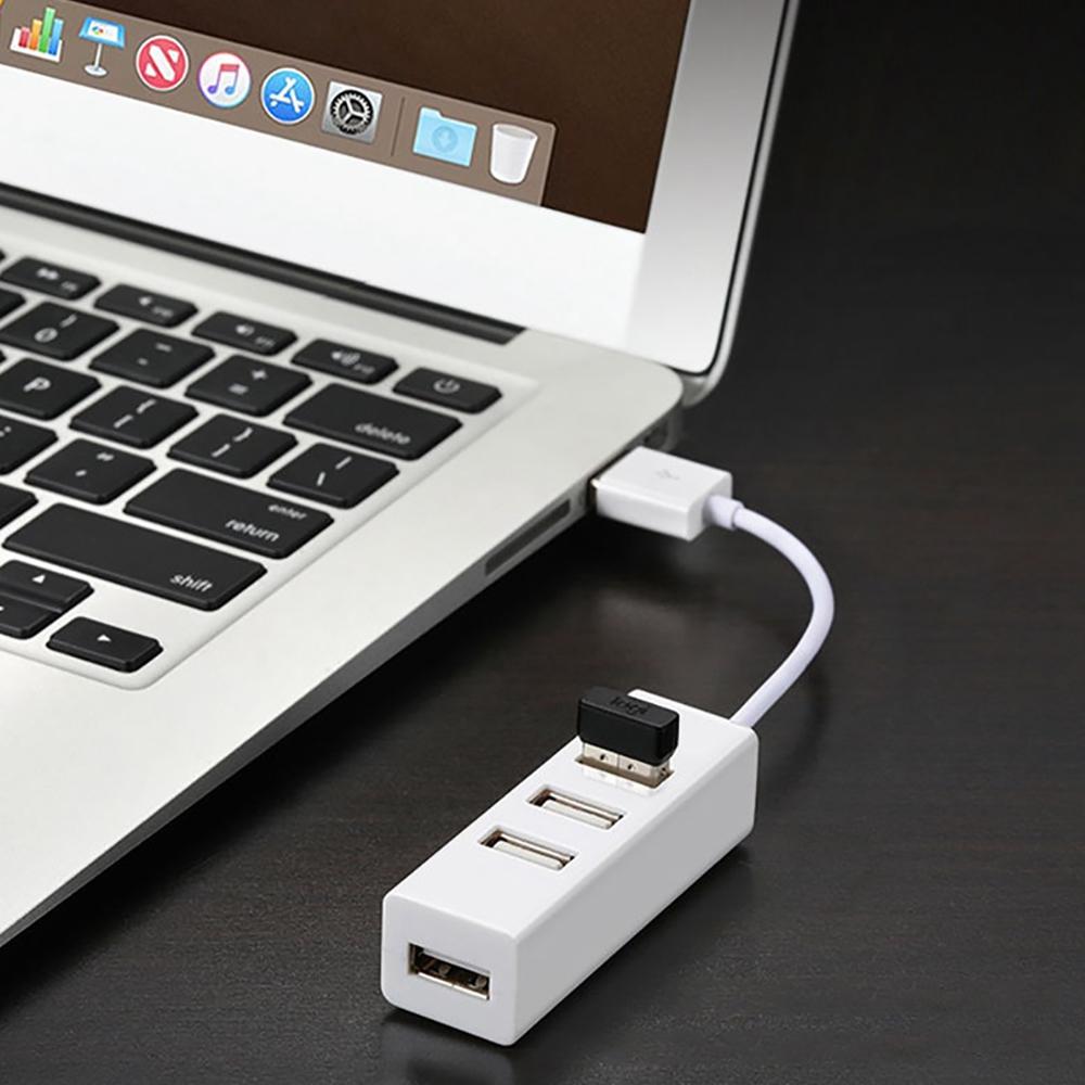 USB 2.0 Hub USB Hub 2.0 Multi USB Splitter Power Adapter High Speed 4 Port All In One For PC Windows Computer Accessories