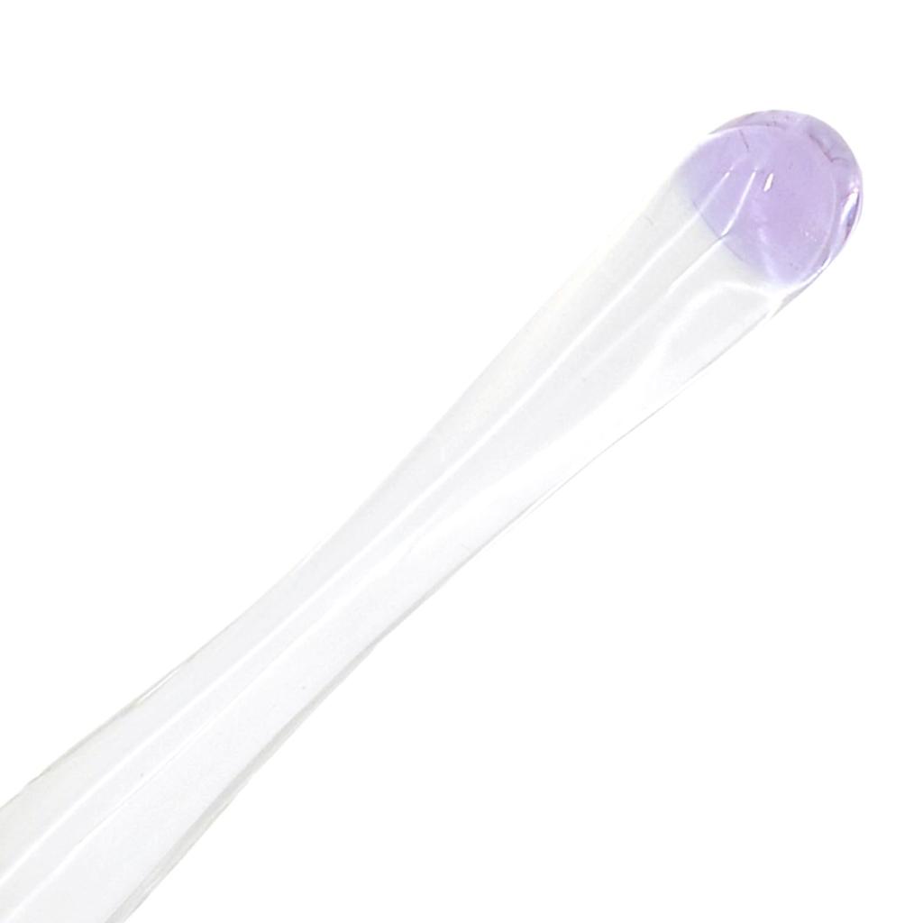 BRIDE Glass Pen A Short Shaft for Everyday Use [Lavender] - Simple, Transparent,