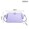 Silicone Shoulder Bag Water-Resistant Top Snap Clasp Swim Bag Lightweight Foldable Waterproof Storage Pouch