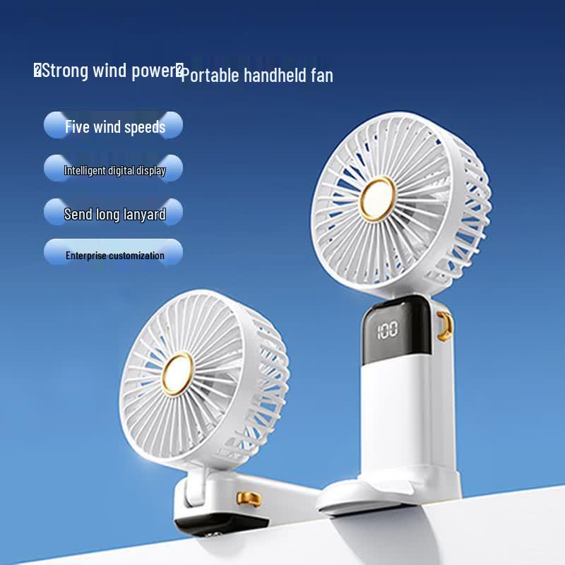 Shizuku HX136 Portable 5-Speed Handheld & Desktop Fan