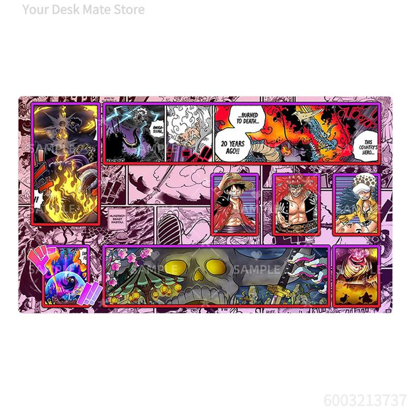 One Piece Zoro Reiju Card Battle Mat Opcg Shanks Single Player Board Game Card Battle Card Pad Gift Toys