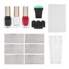 Nail Stamping Plate Set Nail Art Scraper Stamper Manicure Image Template Stencil