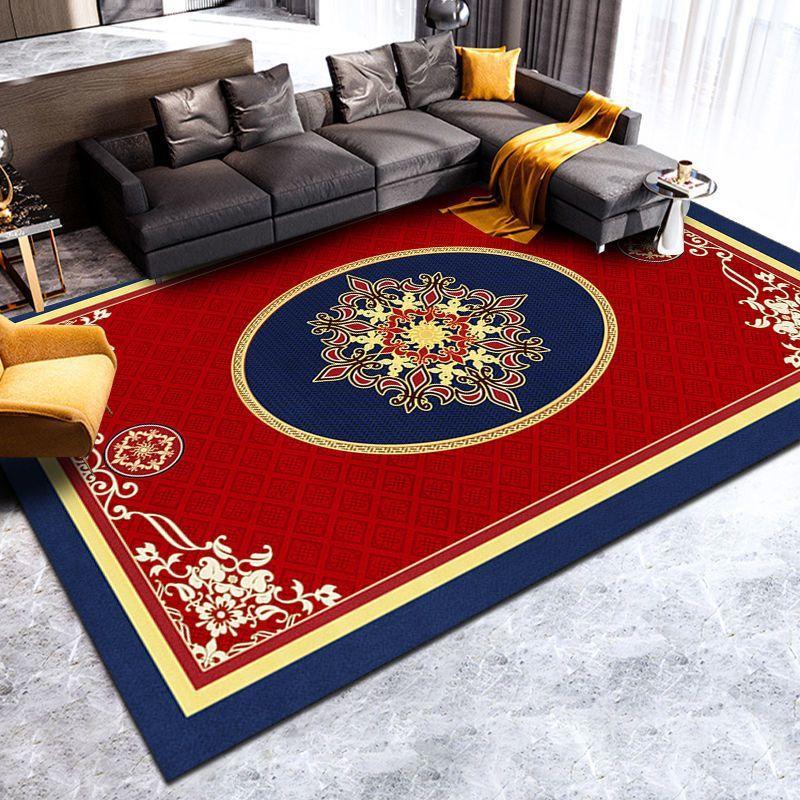 Prabangūs dideli svetainės kilimėliai kinų stiliaus kavos staliukai kilimai miegamojo dekorui Neslystantys plaunami grindų kilimėliai įėjimo kilimėlis