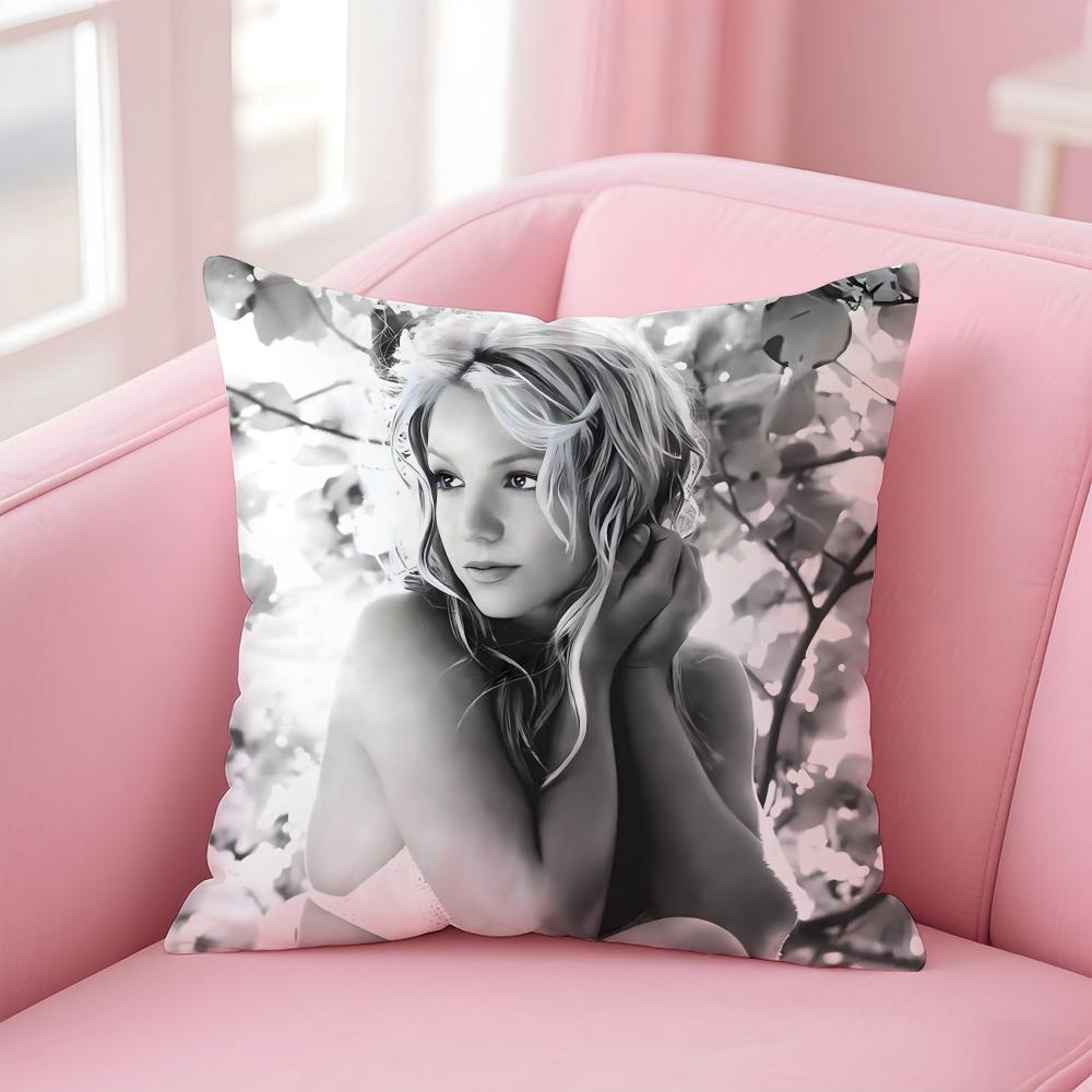 

Britney Spears singer pretty Cushion Cover Comfortable Reversible Pillow Cover Ideal for Car Sofa Bedroom & Beyond 30cmx30cm