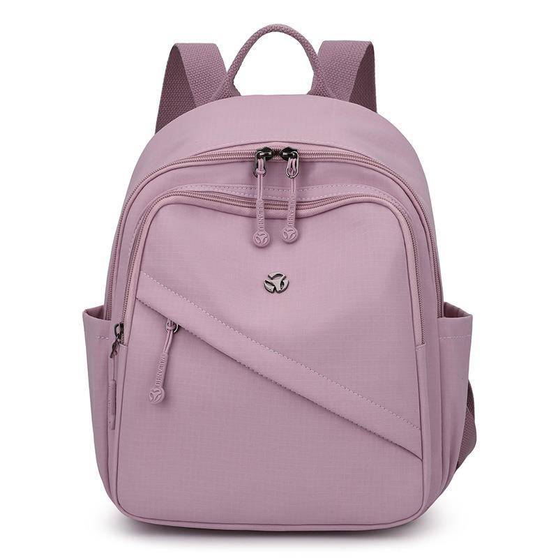 New Fashion Oxford Cloth Backpack Casual Travel Women's Bag with Multi-compartment Zipper Large Capacity