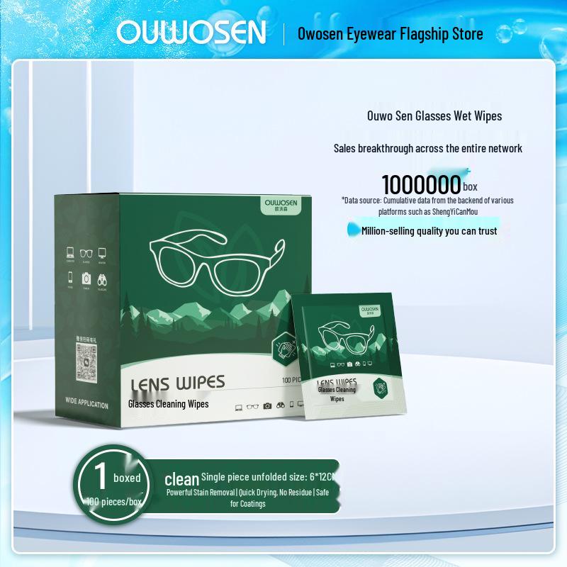 German Anti-Fog Eyeglass Wipes – Lens-Safe Disposable Cleaning Cloths