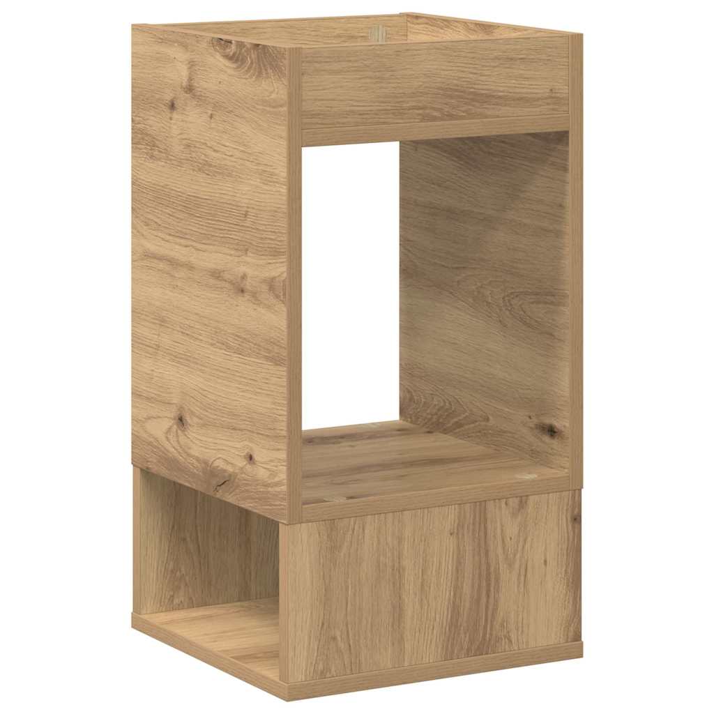 Side Table Artisan Oak 30 x 30 x 56 cm Particleboard