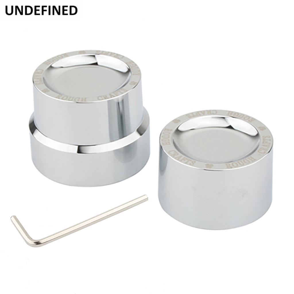 Motorcycle Aluminum Front Rear Axle Nut Cover For Harley Touring Road Glide Sportster Iron 883 Dyna Low Rider Softail Street Bob