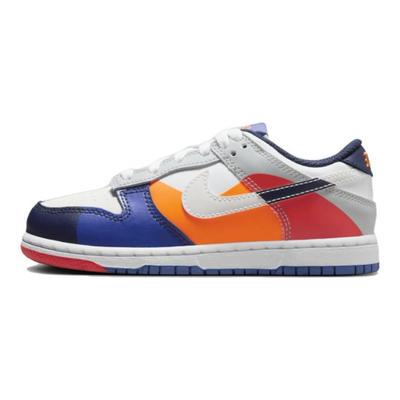 Dunk Low SE PS Upside Down Kids Sneakers Multi-Color White Light-Silver FQ7673-100