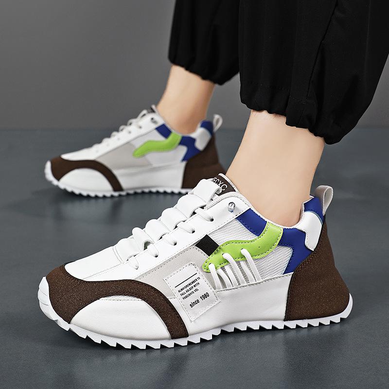 2024 European Men's Breathable Plus Size Athletic Casual Shoes: Autumn Fashion Trend