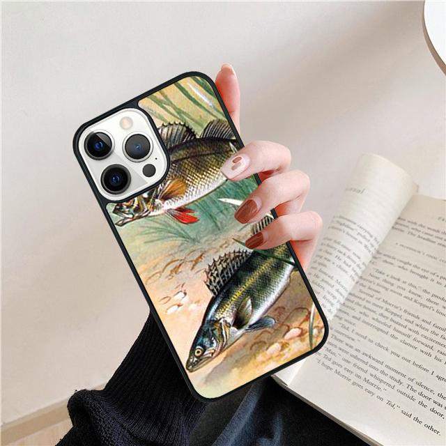 Fish Fishing Carp Funny Coque Shell For iPhone 17 Air 15 16 14 13 12 Pro Max 11 Pro Max Plus Phone Case Cover