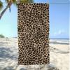 Fashion Leopard Print Beach Towel Enjoy Romantic Beach Moments Quick-Dry Soft Super Absorbent Microfiber Bath Towel Beach
