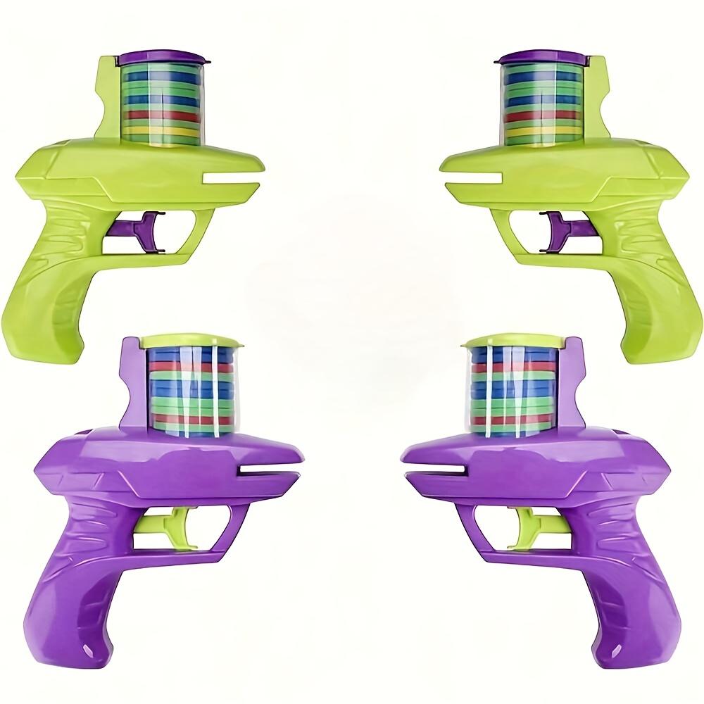Portable EVA Soft Spring Shooter, Fun Spring Gadget, Multiplayer Battle Toy,Designed for Kids Aged 3 and Up, Interactive Toy for Parents and Children.