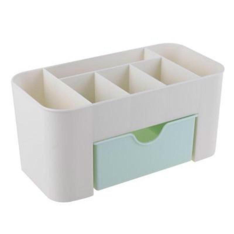 Creative Desktop Makeup Organizer Cosmetic Case Storage Box With Drawer