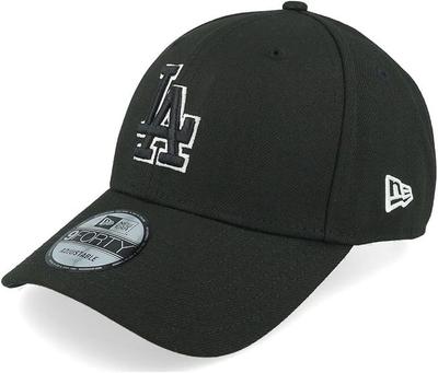 NEW ERA LA NYY 940 9FORTY League Basic Cap LA Black Black White
