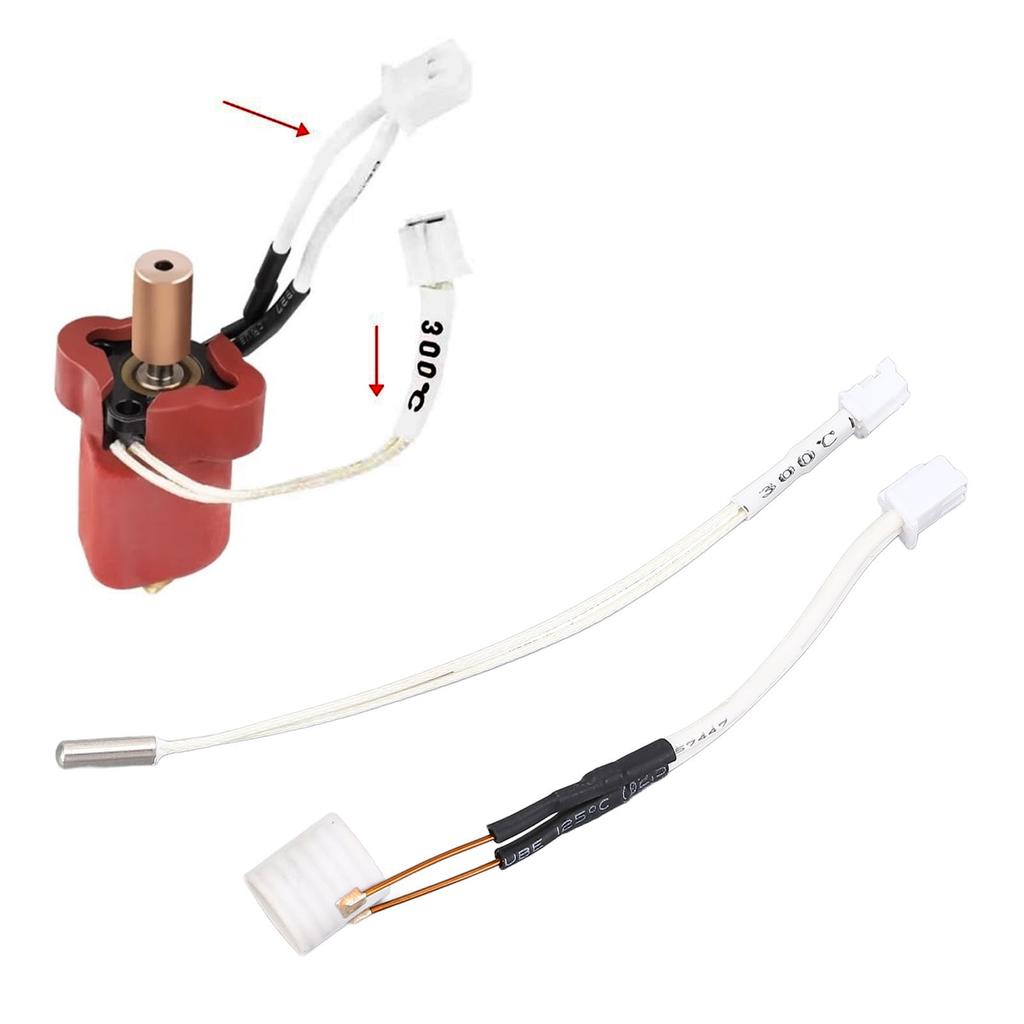 24V 60W Keramik Heizung Ring Thermosensitive Resistant Draht Set Keramik Heizung Thermistor Kit für En