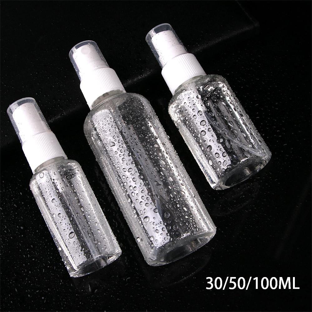 Bottle Dispensing spray Transparent Water Spray Bottle Atomizer Refillable Bottles Cosmetic Sprayer