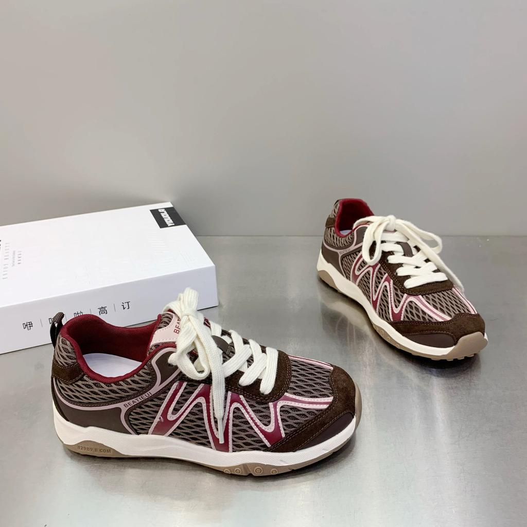 New Mesh Breathable Dad Shoes Versatile Casual Sports Forrest Gump Shoes Great-looking Moral Training Shoes