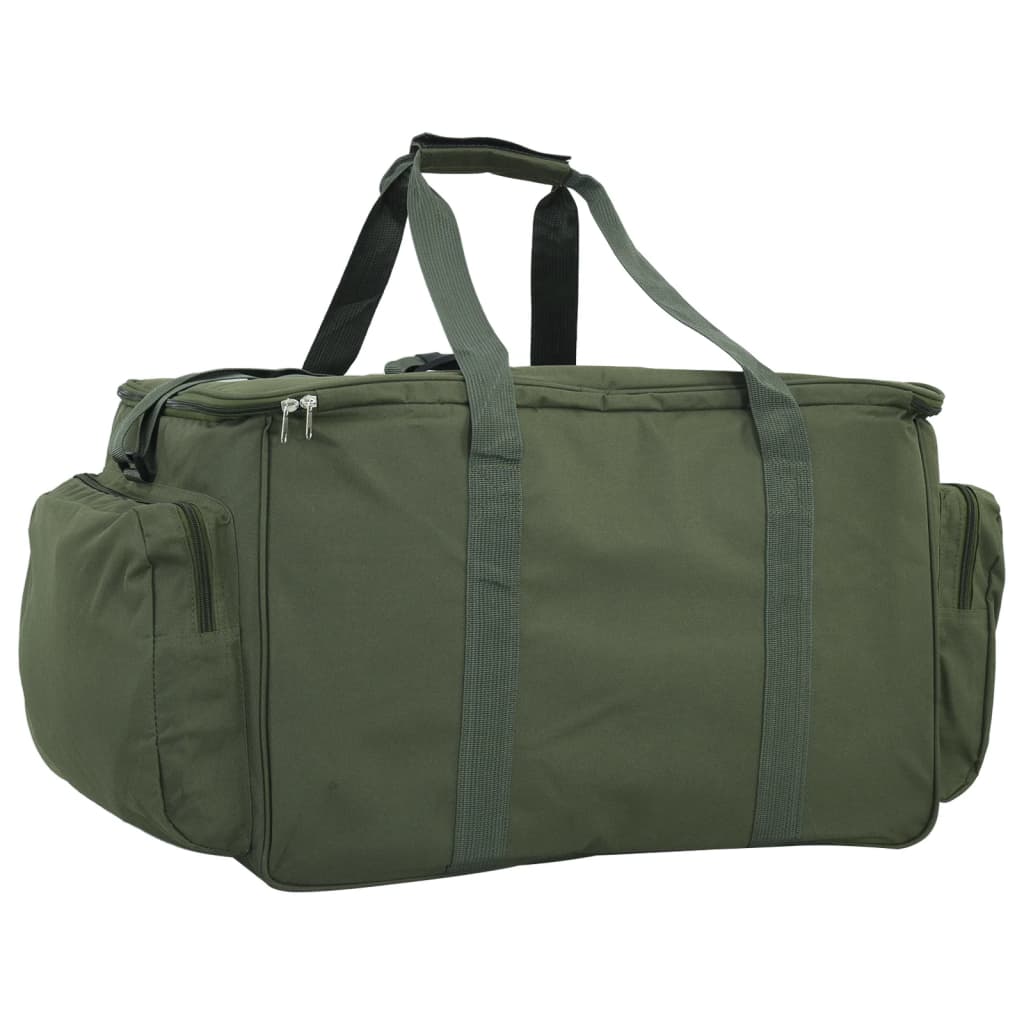Vidaxl Fishing Bag, Waterproof, Dark Green, Oxford Fabric