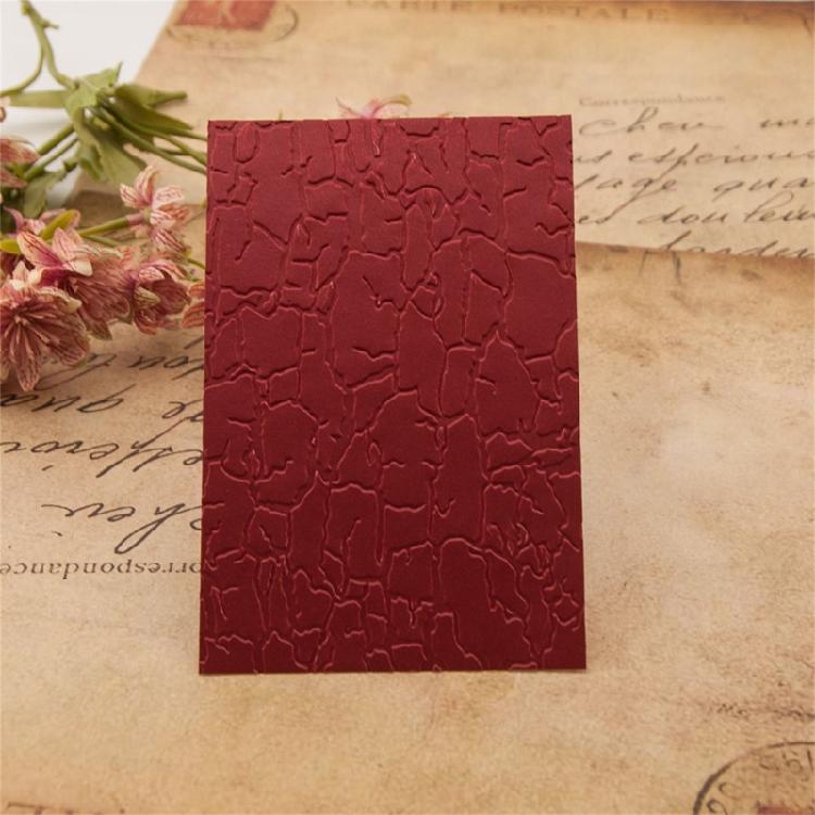 Decorative Plastic Embossing Mould for Handmade Cards and Scrapbooking Sturdy Craft Tool