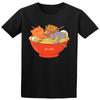 Ramen and Cats 100% Cotton T-shirt Mens Womens Tees Tops Boys Girls Teen #D #P1 #PR